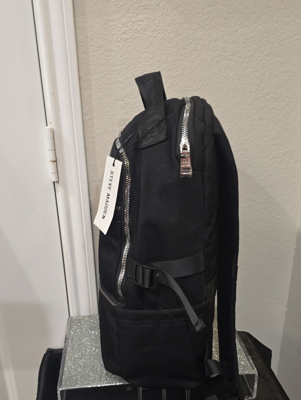 Steve Madden BHarlan Utility Backpack- Black - Picture 5 of 10